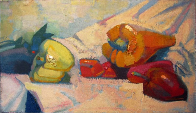 Bell pepper, Kitchen still life - 壁貼/牆壁裝飾 - 其他材質 