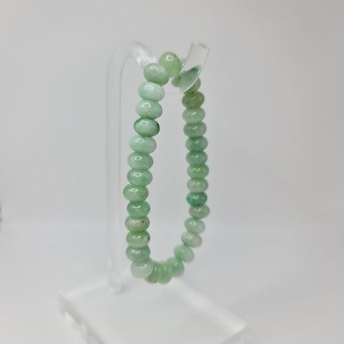 緣圓翡翠 糖果色果綠手串 | 天然緬甸玉A貨翡翠