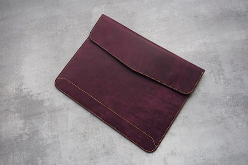 皮俠客PXK手工皮具 手工牛皮信封檔案公文包電腦平板包 顏色款式可控制 禮物刻字訂製