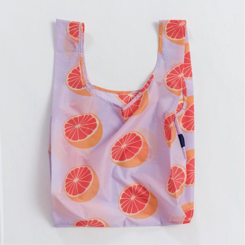 BAGGU Eco Storage Shopping Bag - Grapefruit - กระเป๋าถือ - วัสดุกันนำ้ สึชมพู