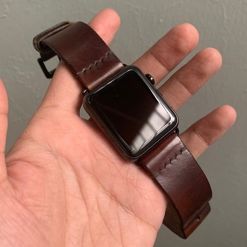 Shao Leather 手工皮件 Apple Watch 皮革錶帶 牛皮錶帶 簡約款