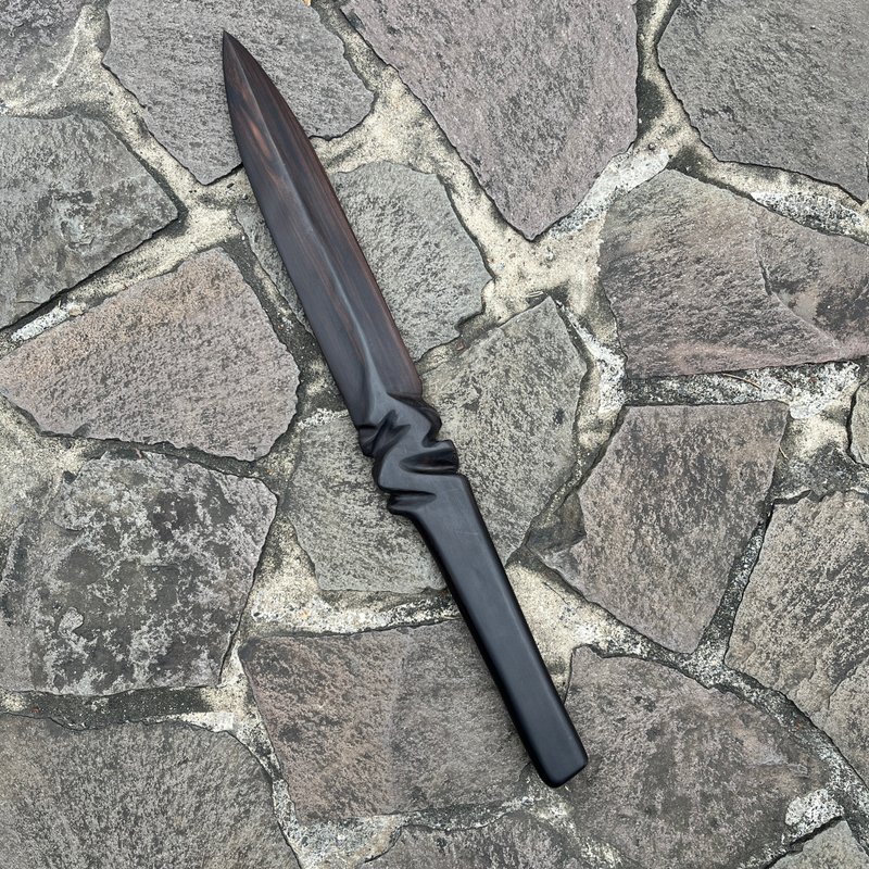 我販劍　魔劍　古默凌　手工木劍　藝術木刀　太極劍　妖刀 - 擺飾/家飾品 - 木頭 黑色