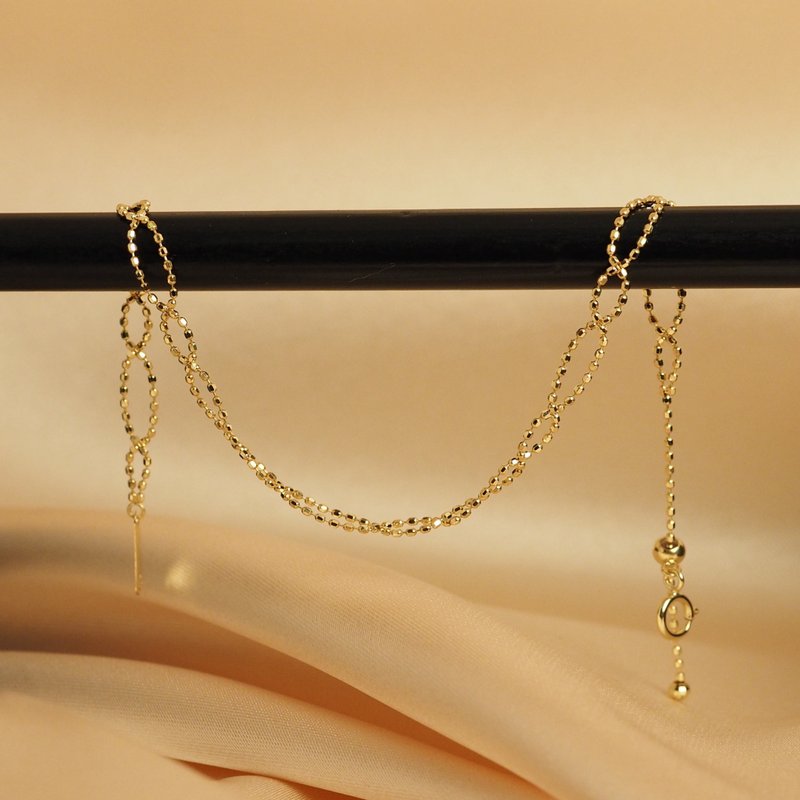 18K金蕾絲手鏈18K Gold The Golden Loop Lace Bracelet - 手鍊/手環 - 貴金屬 