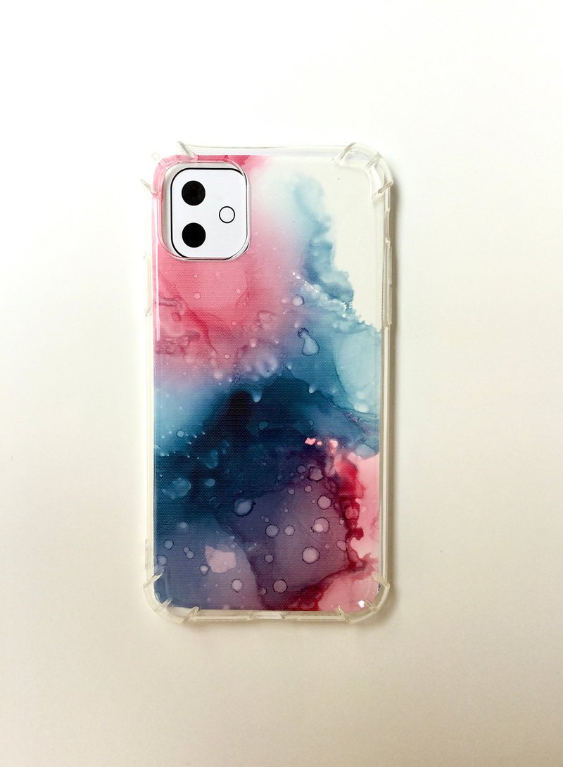 抽象IPhone 11(6.1寸)酒精墨水手繪背殼  防摔 /防刮花  手機殼 - 手機殼/手機套 - 塑膠 多色
