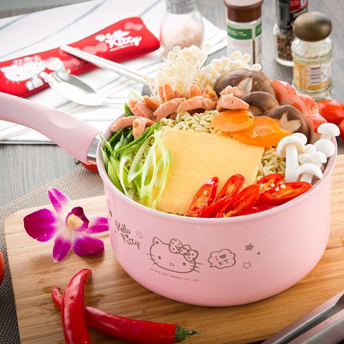 キティ　鍋奉行　５種類 小判お好み重(仕切付） 7.0 京梅 朱/うるみ FC32-4/5 漆器の井助
