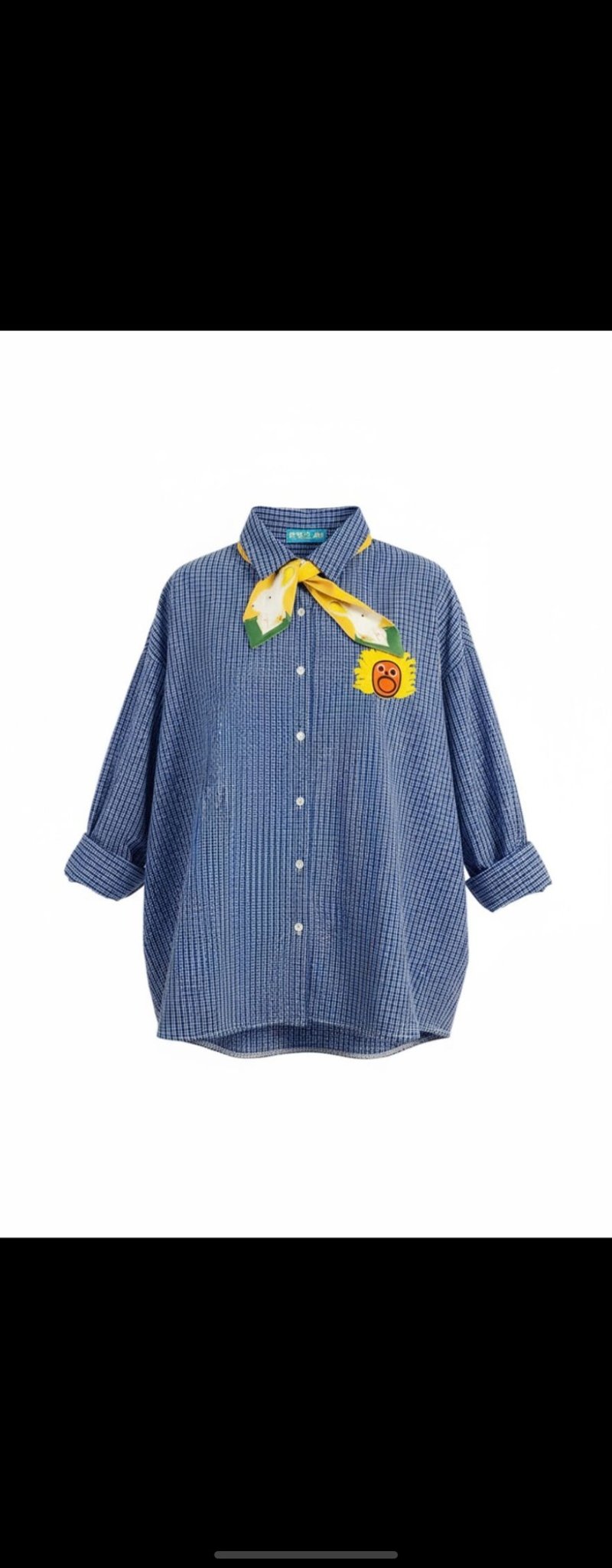 1025fw 格仔恤衫 - 女襯衫 - 其他材質 