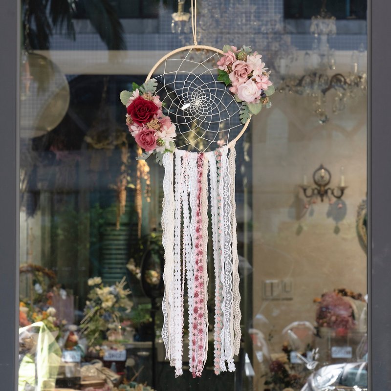 【One-person class】Dreams come true without withering flower dream catcher wedding arrangement - Plants & Floral Arrangement - Plants & Flowers 