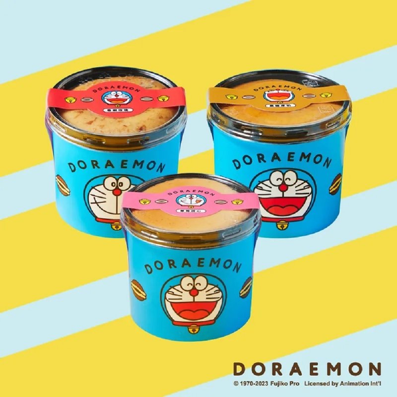 [Gift Recommendation] Doraemon Little Duke Cheesecake 3 Set - Cake & Desserts - Other Materials Transparent