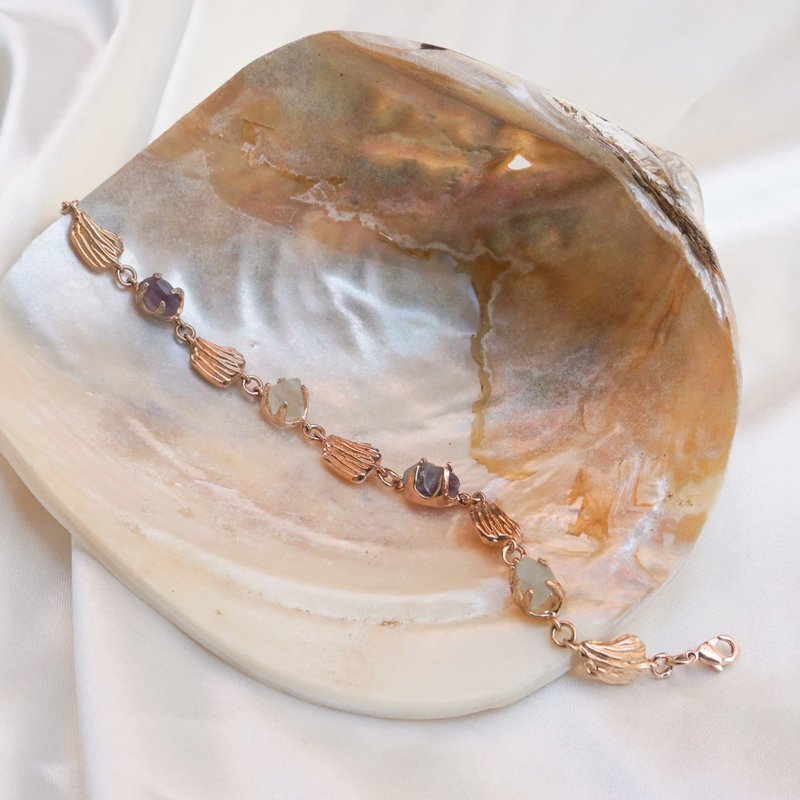 Sand wave bracelet - สร้อยข้อมือ - ทองแดงทองเหลือง 