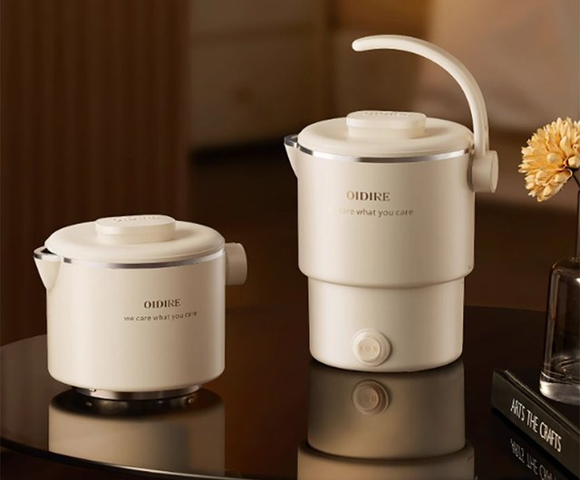 Amazon | 折りたたみケトル 600ml ポータブル電気ケトル 110V