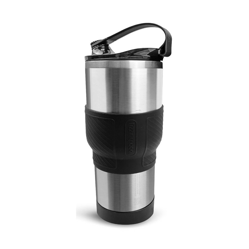 [Flipping Cup] Silver crossover cup does not contain BPA (bisphenol A) 316 stainless steel - แก้วมัค/แก้วกาแฟ - สแตนเลส สีเงิน