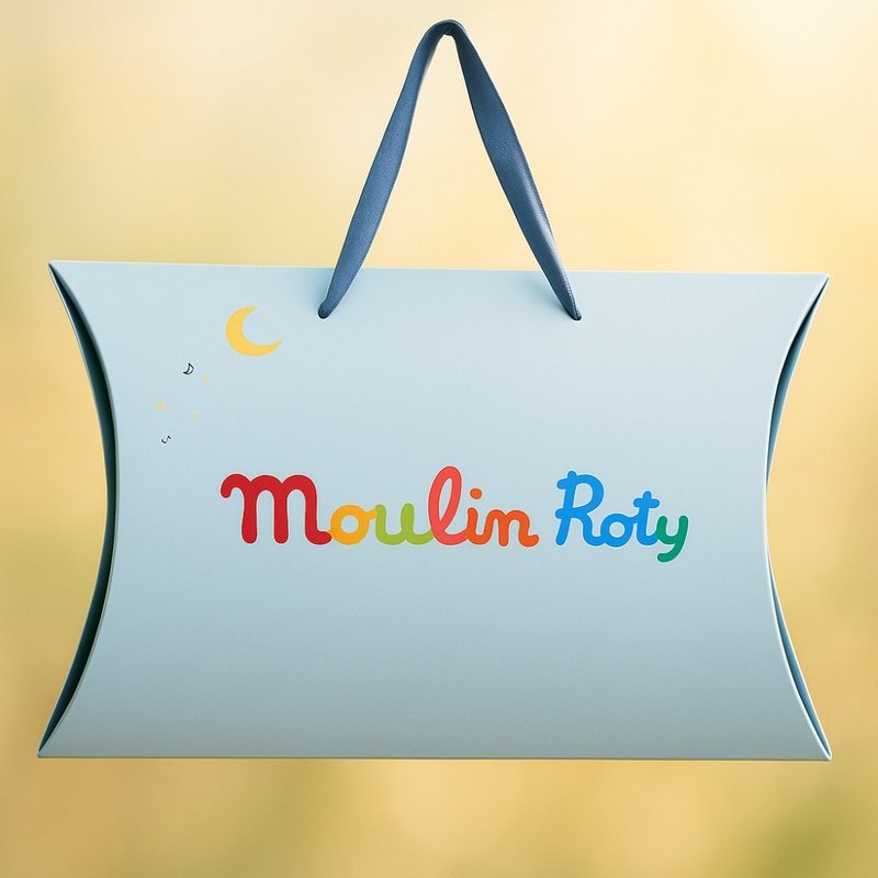 法國Moulin Roty 手提禮物包裝 - 禮物盒/包裝盒 - 紙 多色