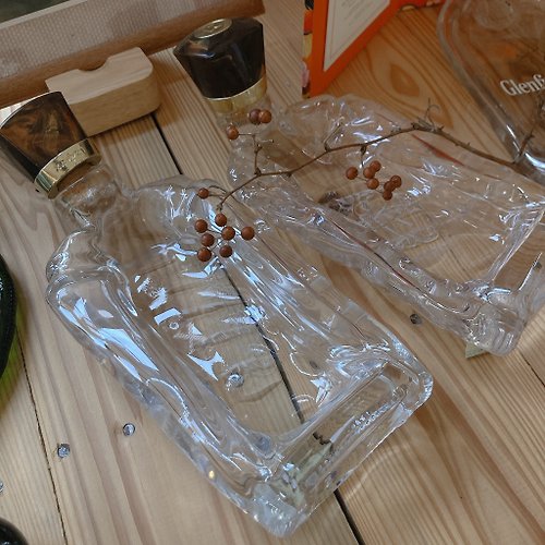 Flat Wine Bottle Art 瓶瓶禮 JohnnyWalker約翰走路XR21年威士忌 盛盤 收納盤 酒瓶盤