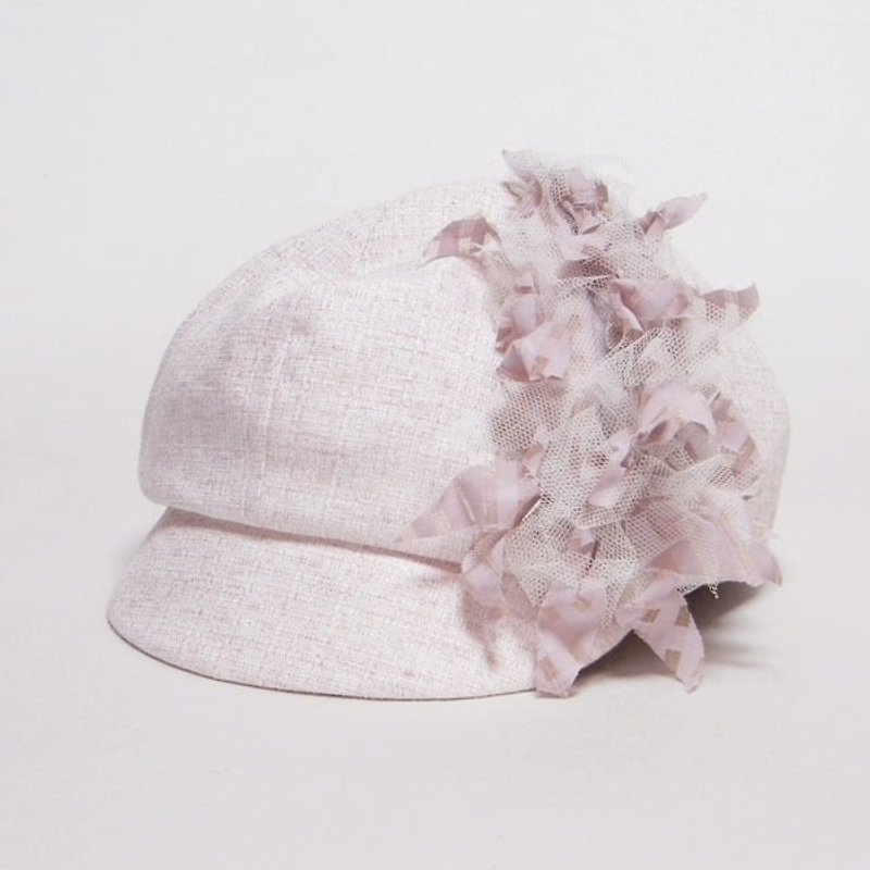 Seaweed News Boy Cap - Pink (PL 1220 Pink) - หมวก - วัสดุอื่นๆ สึชมพู