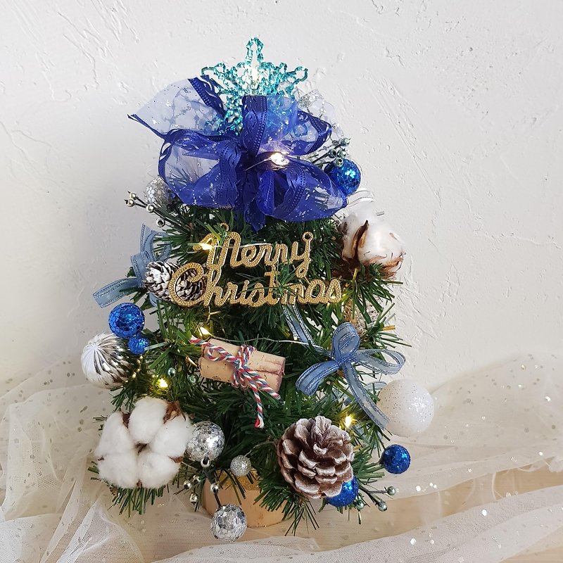 乾燥花聖誕大樹_冰雪奇緣 - 擺飾/家飾品 - 植物．花 藍色