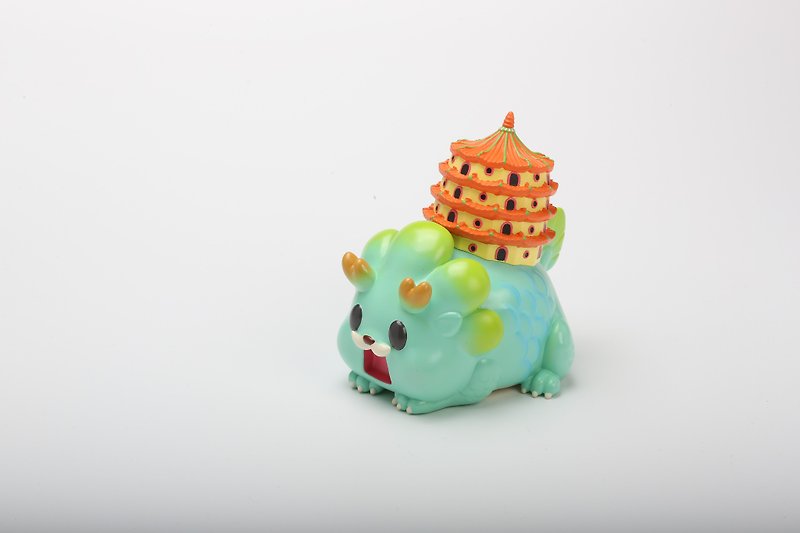 【唐庄】ドラゴンタワー（スポット） - 人形・フィギュア - プラスチック グリーン