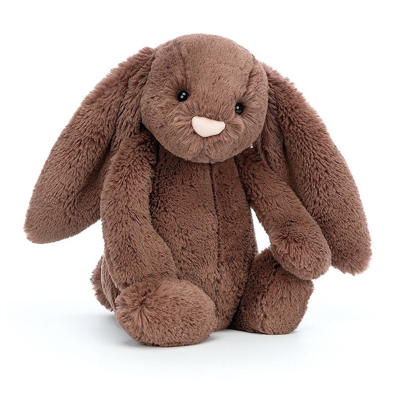 Bashful Fudge Bunny 焦糖可可兔 18cm - 公仔/玩偶 - 聚酯纖維 咖啡色