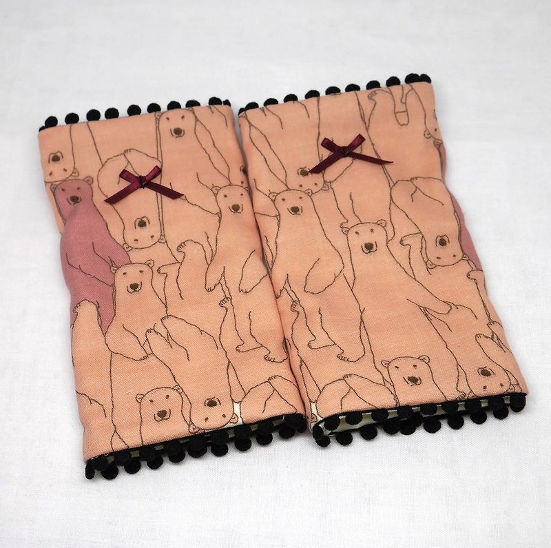 Japanese Handmade 8-layer-gauze droop sucking pads - ผ้ากันเปื้อน - ผ้าฝ้าย/ผ้าลินิน สึชมพู