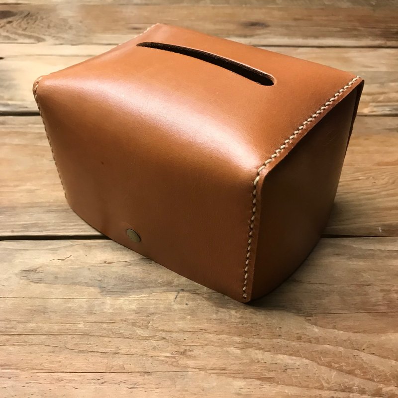 figure21 paper leather case / small - กล่องทิชชู่ - หนังแท้ 