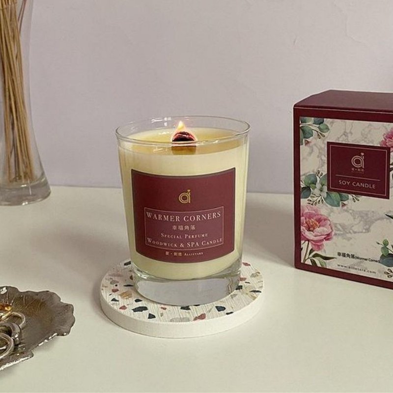 No. 1 in sales! [Happy Corner (White Tea Oolong)-Scented Candle] Warmer Corner - เทียน/เชิงเทียน - พืช/ดอกไม้ สึชมพู