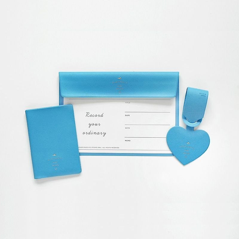 2NUL heart time holding folder - blue, TNL85250 - Folders & Binders - Paper Blue
