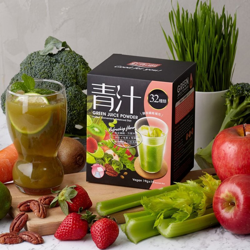 紅布朗 青汁 (19g*10包)沖泡 - 養生/保健食品/飲品 - 紙 