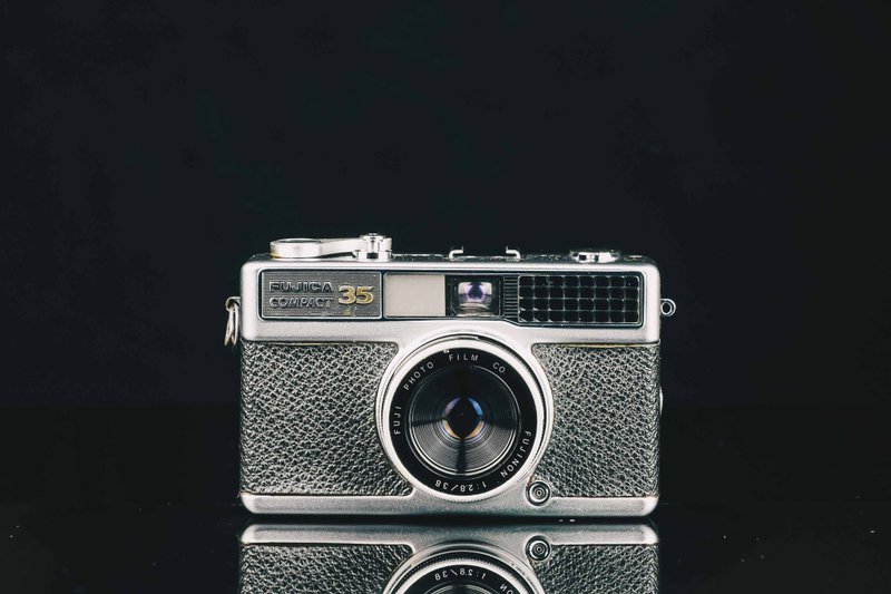 FUJICA COMPACT 35 #6856 #135 film camera - กล้อง - โลหะ สีดำ