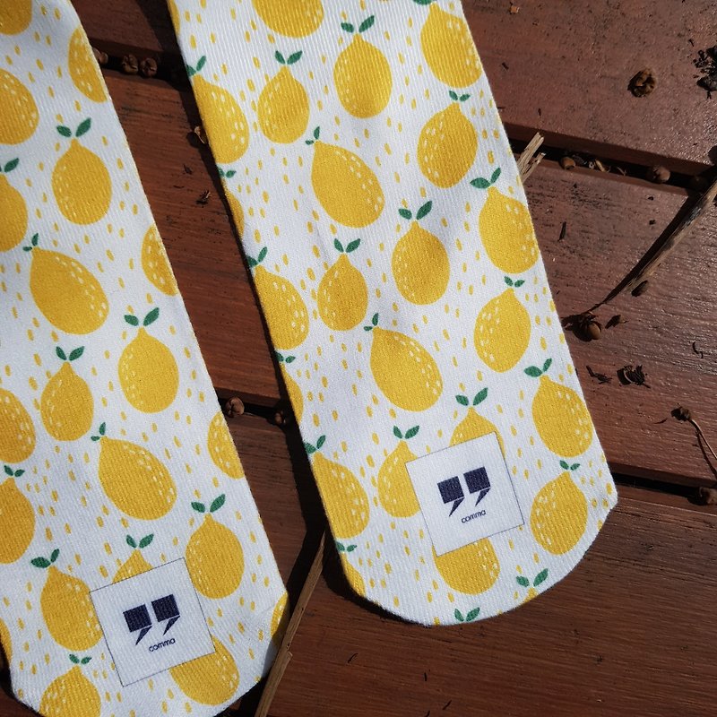 Lemon Sock - 襪子 - 棉．麻 