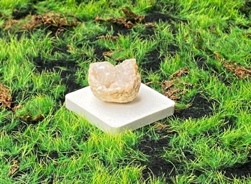 Rainbow Crystal 天然瑪瑙白水晶原礦元寶 錢母 財運水晶 招財開運 辦公室 風水
