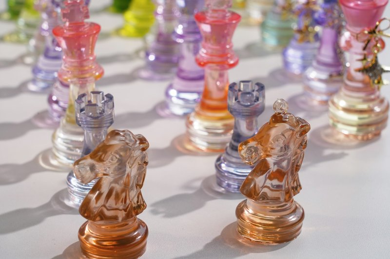 純擺件 國際象棋|小龜手工-可自選顏色 - 其他 - 樹脂 多色