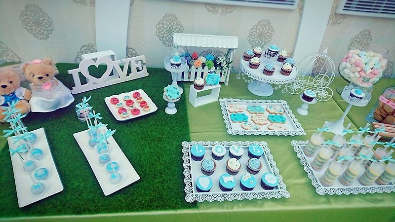 [Items] Petty June Brides super romantic wedding party Candy Bar - เค้กและของหวาน - อาหารสด 