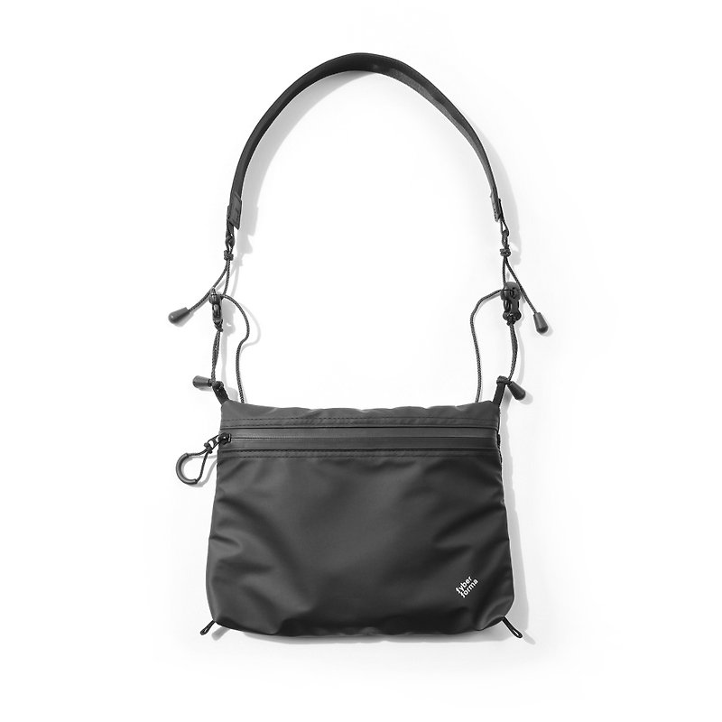 POCKET Sacoche L/ Black - Messenger Bags & Sling Bags - Faux Leather Black