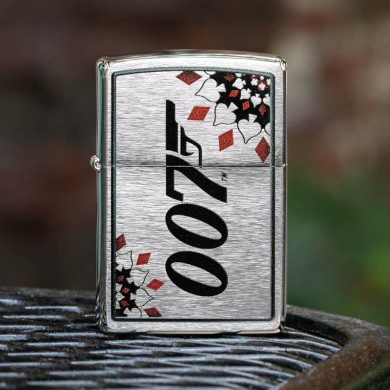 [ZIPPO official flagship store] James Bond 007 windproof lighter 48734 - Other - Copper & Brass Silver