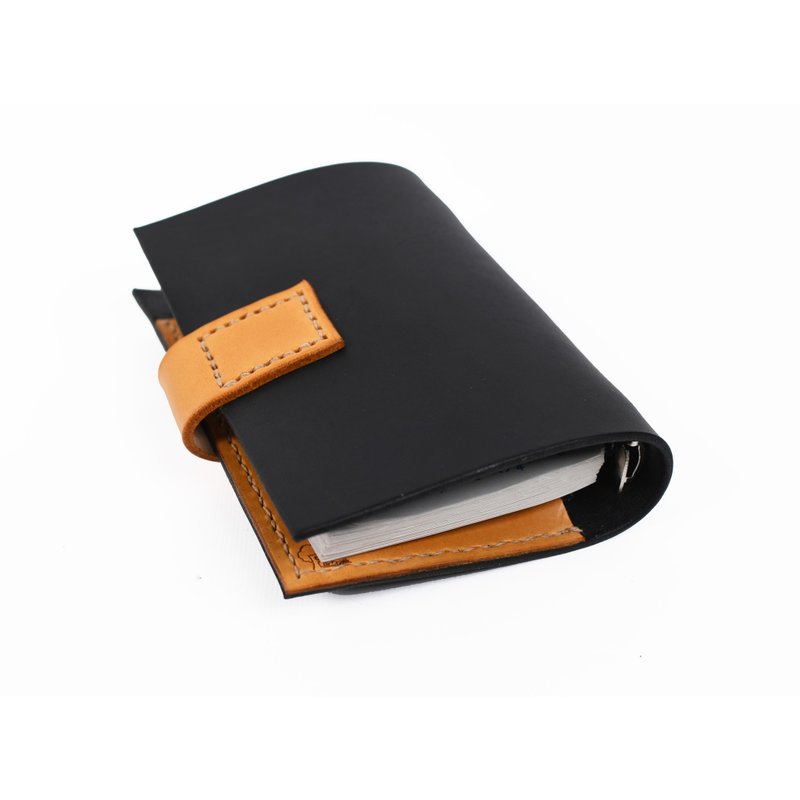 Chores. A5 loose leaf vegetable tanned leather notebook - Notebooks & Journals - Genuine Leather Multicolor