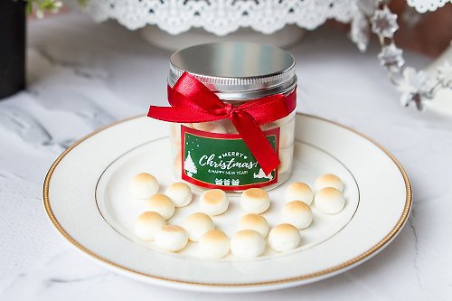 幸福朵朵 婚禮小物 花束禮物 聖誕節小饅頭餅乾罐(滿百份免費印名字) 傳統零食 點心 活動分享