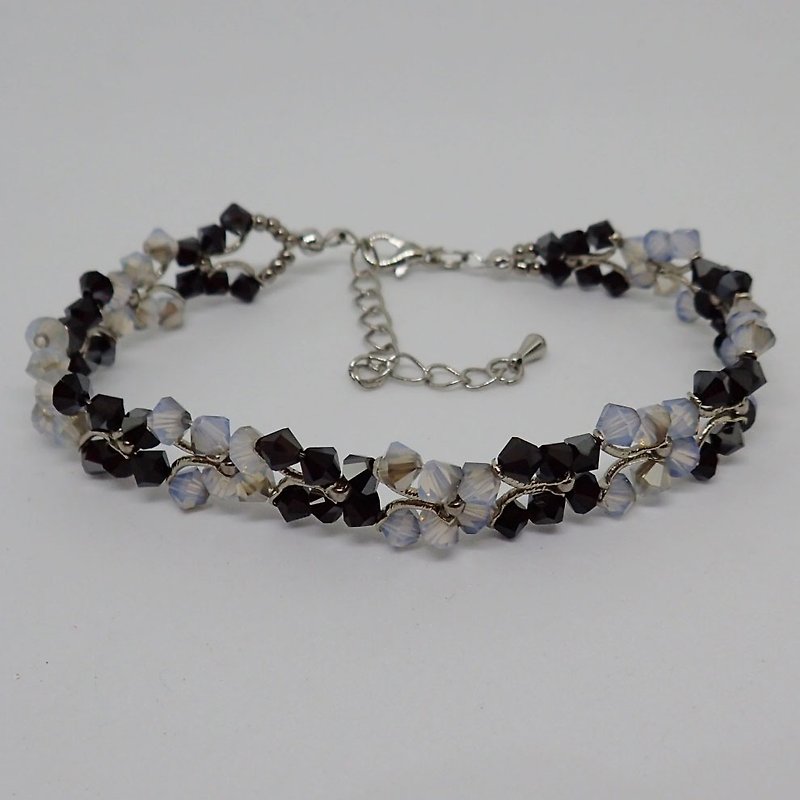bracelet, butterfly, Garnet SATIN - Bracelets - Glass 