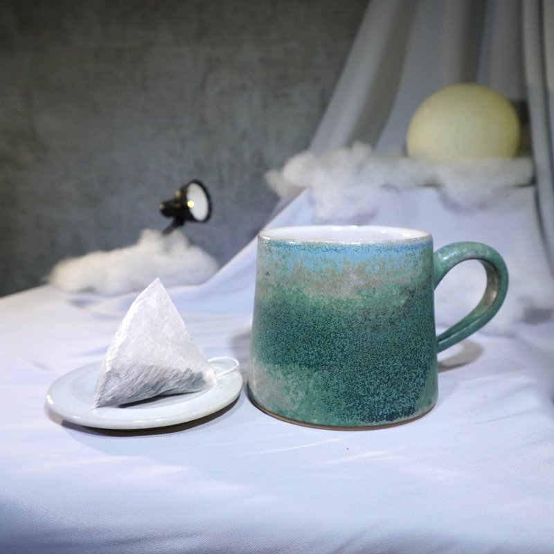湖畔山形杯-約330ml,茶杯,馬克杯,水杯,咖啡杯 - 咖啡杯/馬克杯 - 陶 多色