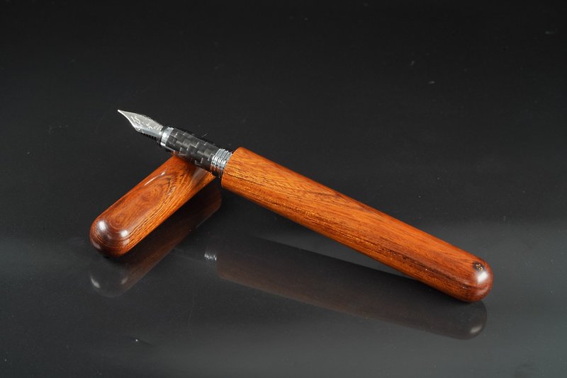 American Desert Ironwood Cigar Capped 14 Dual-Use Pen (Fountain Pen) FS5140012 - Fountain Pens - Wood Brown