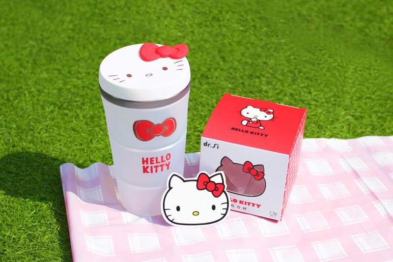 dr.Si x Hello Kitty I love Taiwan Qiao Li Cup 750ml - Cups - Silicone Transparent