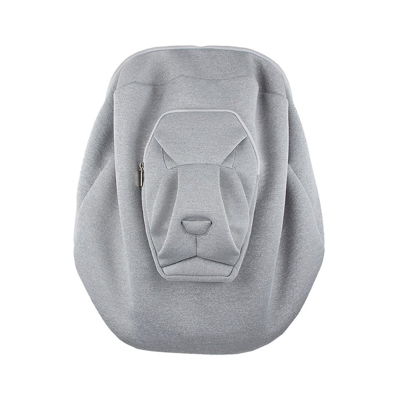 ORIBAGU Origami Bag_Grey Lion Backpack - Backpacks - Other Materials Gray