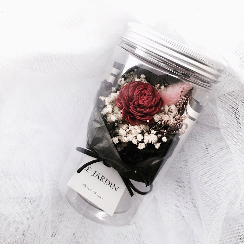 LJ.Flower Mini Jomalone Dry Bouquet Flower Jar / Valentine's Day Gift - อื่นๆ - พืช/ดอกไม้ 