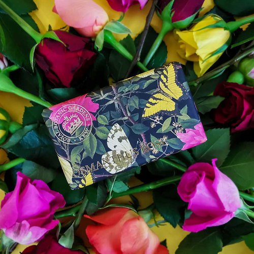 香氛美好人生 【送禮必備】英國ESC 皇家植物園乳木果油手工皂2入組-桂花與玫瑰