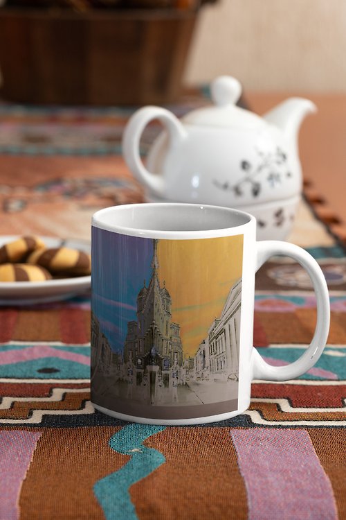 nlanlaVictory Panels of Serenity Ceramic 248ml Coffee Cup Mug