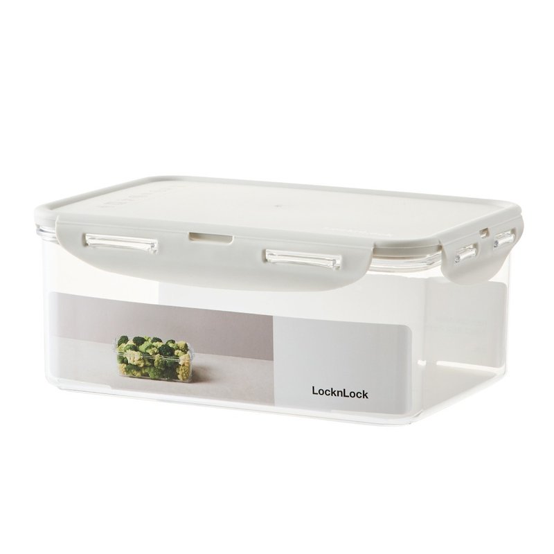 LOCK&LOCK pure fresh-keeping box/rectangular/light grey/2.3L(LBF825-01) - Lunch Boxes - Plastic 