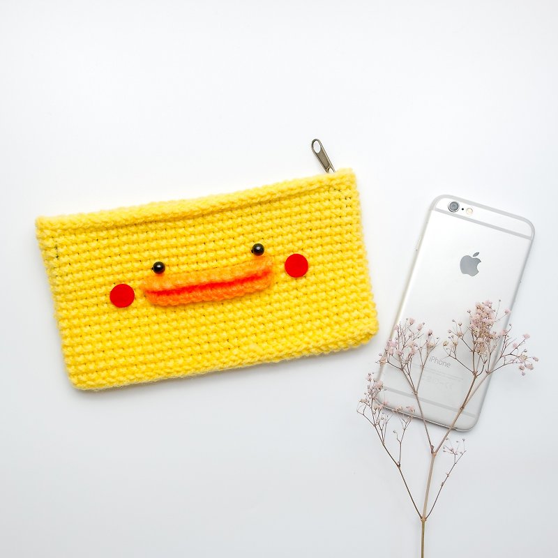 OOAK Gifts - Crochet Everyday Bag/ The Duck. - 其他 - 其他材質 黃色