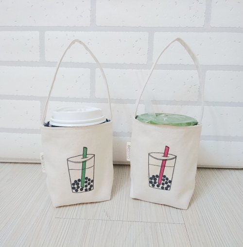 Cuckoo 布穀 珍珠奶茶 飲料提袋 環保袋 手搖飲料袋 咖啡提袋 2入組