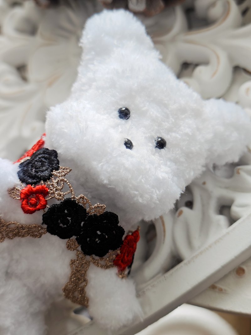 ||客製|| rose bear|| 手工製作||dog - 公仔/玩偶 - 其他材質 