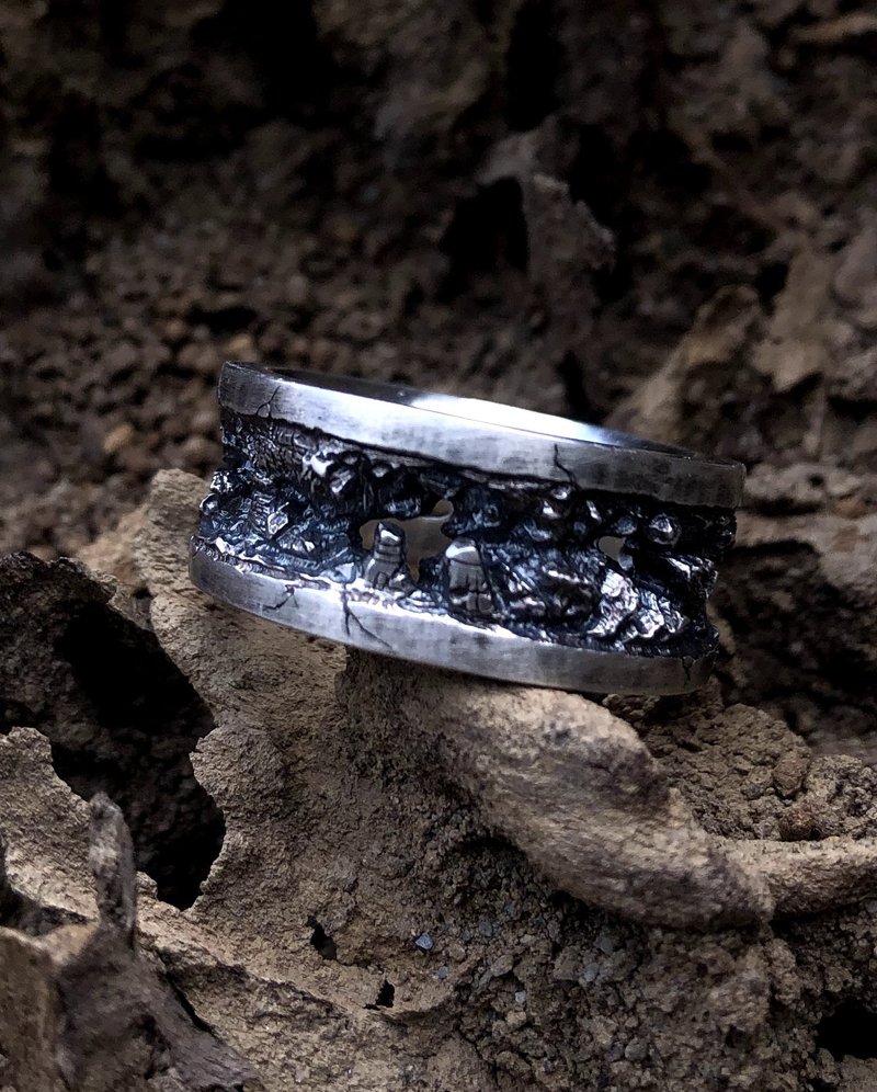 Broken City Ring - General Rings - Silver Silver