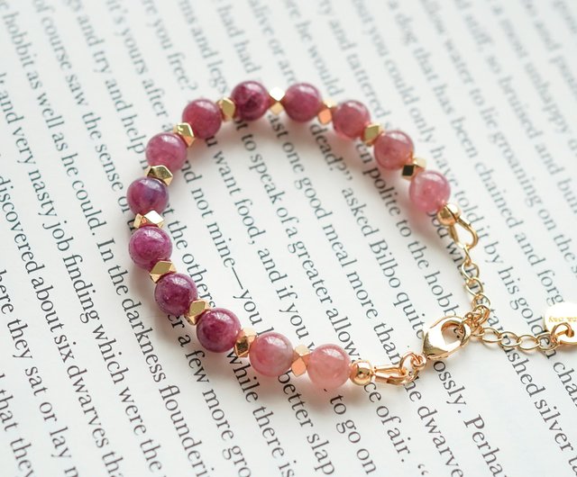 天然トルマリン 14KGFブレスレット - ショップ ginabay ブレスレット