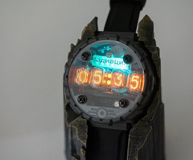 Metro Exodus Original Nixie Watch IN-17 RGB with timer /Metro 2033 / Metro - Shop Other - Pinkoi